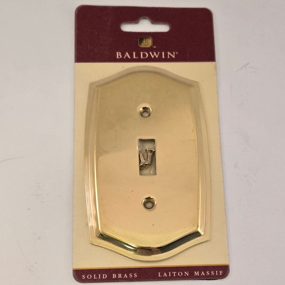 Baldwin Brass 4752-030-CD Switch Plate Polished Solid Brass Duplex Outlet Cover